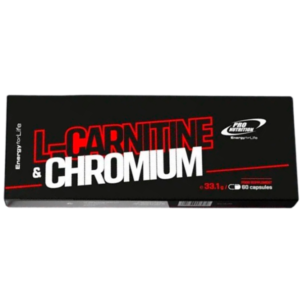 Arzătoare de grăsime Pro Nutrition L-Carnitine & Chromium (pn0116) 60 photo 1