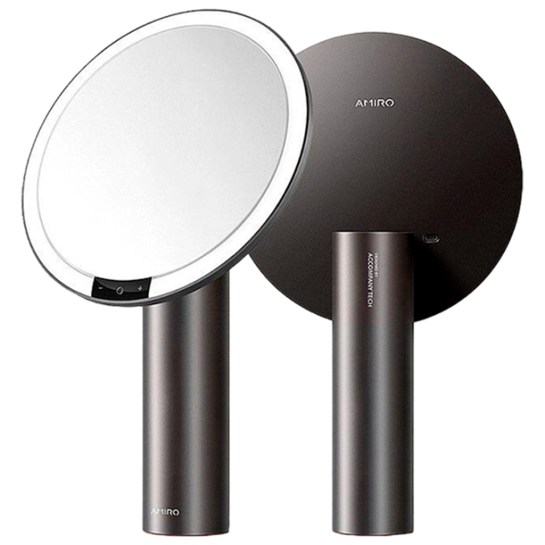 Oglindă de machiaj Xiaomi Amiro O-Series HD Daylight White Black  photo 3