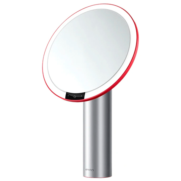 Oglindă de machiaj Xiaomi Amiro O-Series HD Daylight Gray Red  photo 3