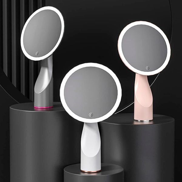 Oglindă de machiaj LED Mirror X320 Crom Pink  photo 2