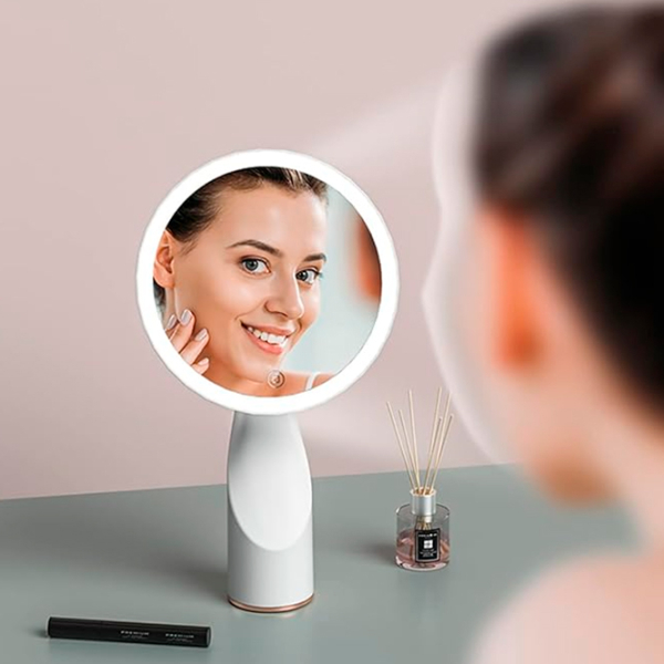 Oglindă de machiaj LED Mirror X320 Crom Pink  photo 7