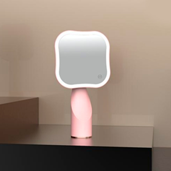 Oglindă de machiaj LED Mirror X325 White Pink  photo 3