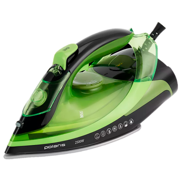 Fier de călcat Polaris PIR2550AK Green 2500 W, 50 g/min, 0.3 l, Ceramică photo 1