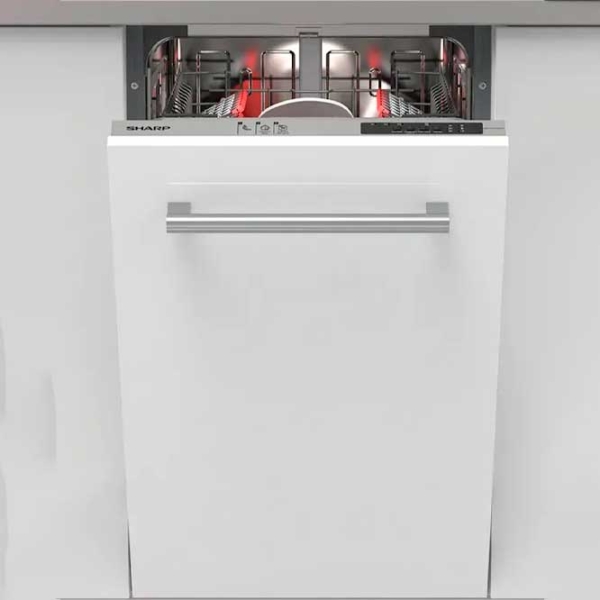 Mașină de spălat vase SHARP QWNS12I49EXEU Inox 10 seturi, E photo 3