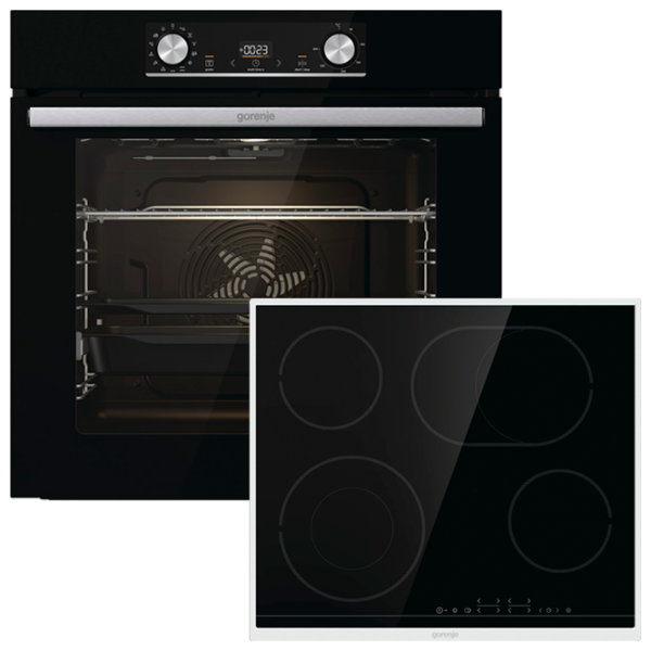 Cuptor încorporabil Gorenje BOSX6737E06BG+ECT43X Black A, 77 l photo 1