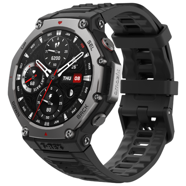 Умные часы Amazfit T-Rex 3 Оникс 1.5" | | Нержавеющая сталь/Силикон
| W2323GL1N photo 1