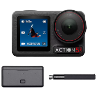 Cameră action DJI Osmo Action 5 Pro Adventure Combo Black 40 MP / 1950 mAh / IP68