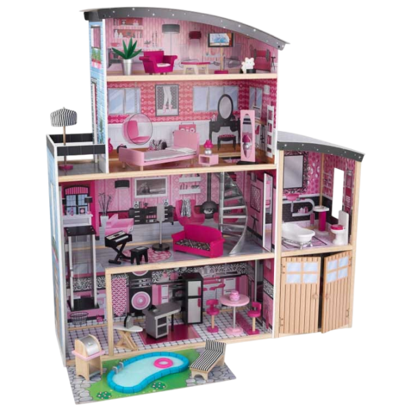 Домик для кукол KidKraft Sparkle Mansion домик 65826 3+ photo 1