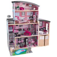 Домик для кукол KidKraft Sparkle Mansion домик 65826 3+