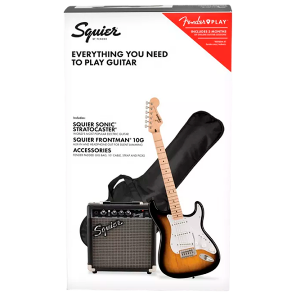 Chitară electrică Fender Sonic Stratocaster Pack
Sunburst , 4/4 photo 1