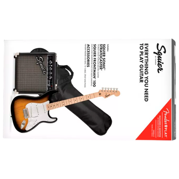 Chitară electrică Fender Sonic Stratocaster Pack
Sunburst , 4/4 photo 2