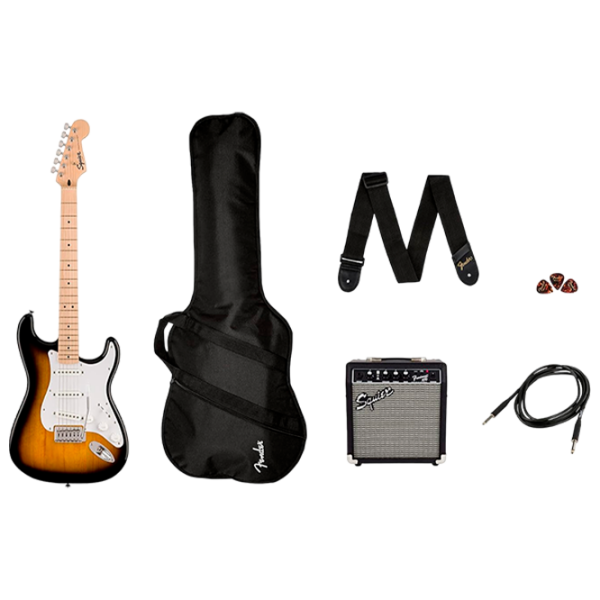 Chitară electrică Fender Sonic Stratocaster Pack
Sunburst , 4/4 photo 3