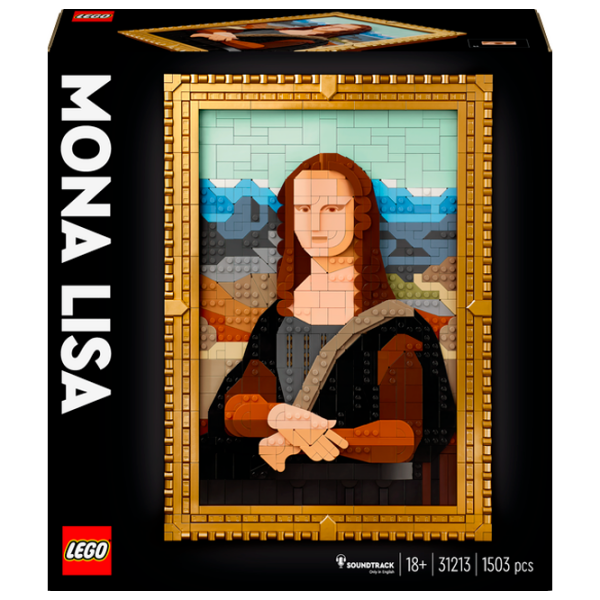 Constructor LEGO Mona Lisa Beige Numărul de piese 1503, 18+ photo 1