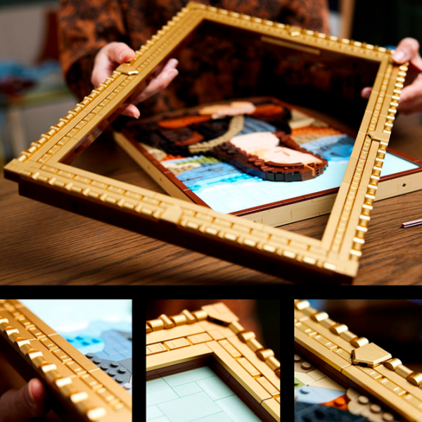 Constructor LEGO Mona Lisa Beige Numărul de piese 1503, 18+ photo 3