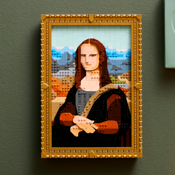 Constructor LEGO Mona Lisa Beige Numărul de piese 1503, 18+ photo 5