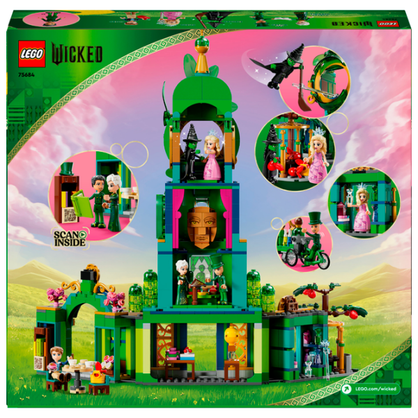 Constructor LEGO Welcome to Emerald City Green Numărul de piese 945, 9+ photo 5