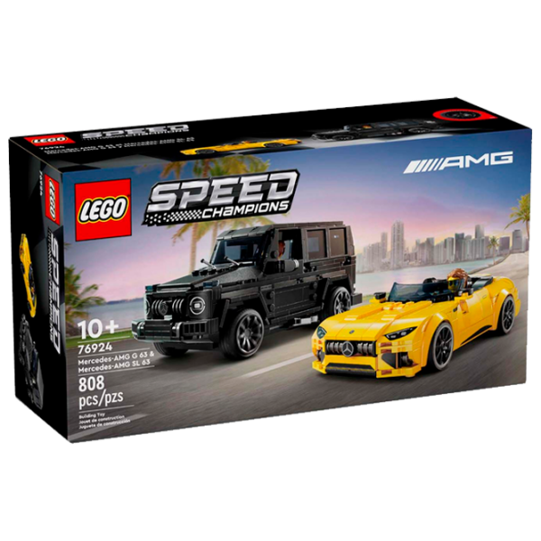 Конструктор LEGO Mercedes-AMG G 63 & Mercedes-AMG SL 63 Разноцветный Количество деталей 808, 10+ photo 1
