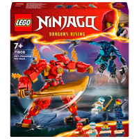 Constructor LEGO Kai's Elemental Fire Mech Multicolor Numărul de piese 322, 7+