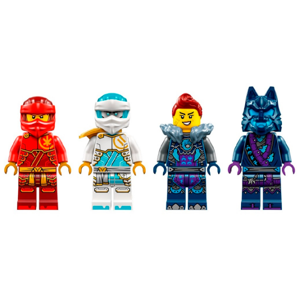 Constructor LEGO Kai's Elemental Fire Mech Multicolor Numărul de piese 322, 7+ photo 3