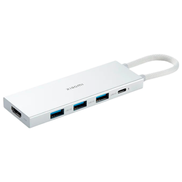Адаптер Hub Xiaomi XMDS05YM Серебряный USB Type-C photo 1