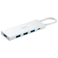 Адаптер Hub Xiaomi XMDS05YM Серебряный USB Type-C