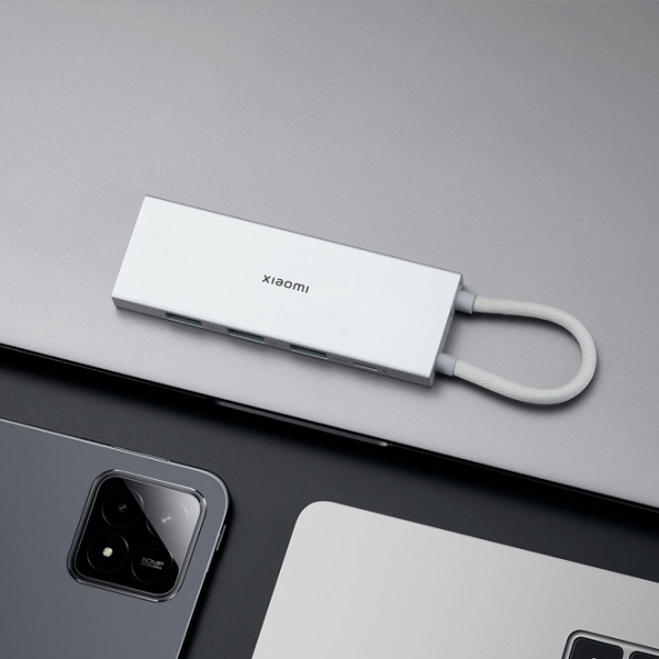 Адаптер Hub Xiaomi XMDS05YM Серебряный USB Type-C photo 3