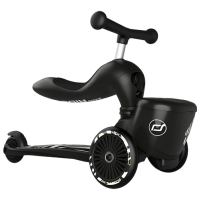 Trotinetă pentru copii cu trei roți Scoot and Ride Highway Kick 1 Lifestyle () Black 1 an, 50 kg, Din PU