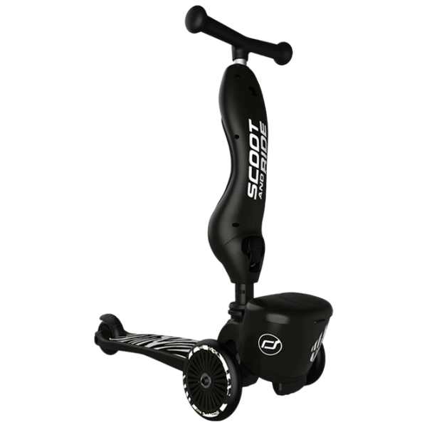 Trotinetă pentru copii cu trei roți Scoot and Ride Highway Kick 1 Lifestyle () Black 1 an, 50 kg, Din PU photo 3
