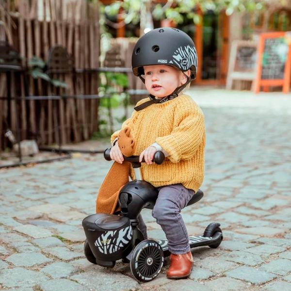 Trotinetă pentru copii cu trei roți Scoot and Ride Highway Kick 1 Lifestyle () Black 1 an, 50 kg, Din PU photo 5