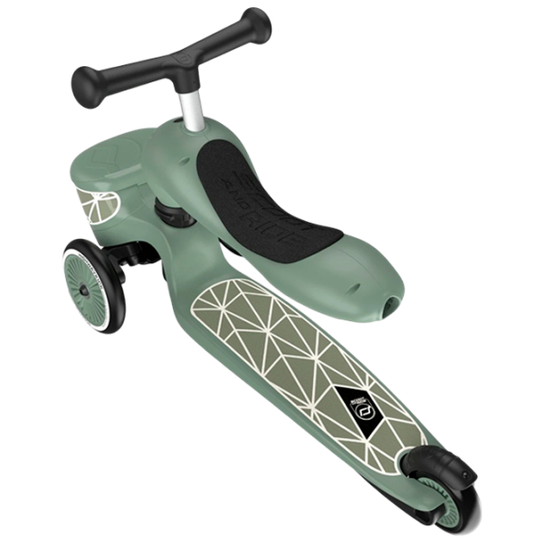 Trotinetă pentru copii cu trei roți Scoot and Ride Highway Kick 1 Lifestyle () Green 1 an, 50 kg, Din PU photo 3