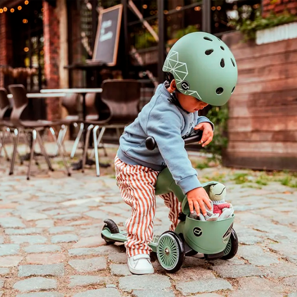 Trotinetă pentru copii cu trei roți Scoot and Ride Highway Kick 1 Lifestyle () Green 1 an, 50 kg, Din PU photo 5