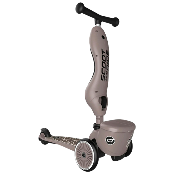Trotinetă pentru copii cu trei roți Scoot and Ride Highway Kick 1 Lifestyle () Brown 1 an, 50 kg, Din PU photo 3