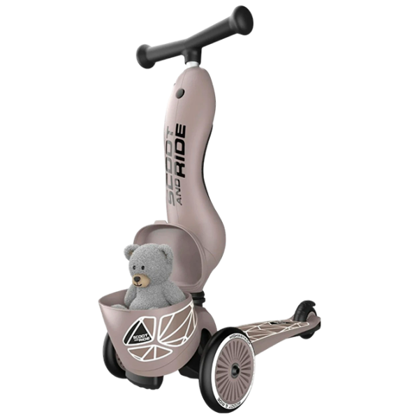 Trotinetă pentru copii cu trei roți Scoot and Ride Highway Kick 1 Lifestyle () Brown 1 an, 50 kg, Din PU photo 4