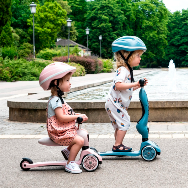 Детский трёхколёсный самокат Scoot and Ride Highway Kick 1 (96070) Розовый 1 год, 50 кг, Полиуретановые photo 3