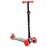 Trotinetă pentru copii cu trei roți Moni Rapture (3800146225230) Red 3 ani, 40 kg, Din PU