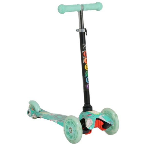Trotinetă pentru copii cu trei roți Moni Fidget (3800146227975) Mint 3 ani, 40 kg, Din PU photo 1