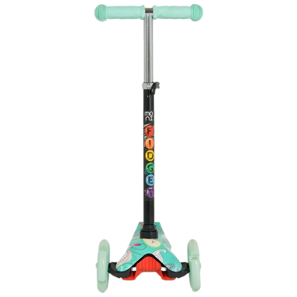 Trotinetă pentru copii cu trei roți Moni Fidget (3800146227975) Mint 3 ani, 40 kg, Din PU photo 4