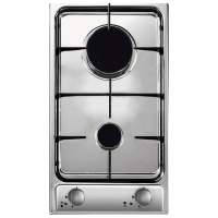 Plită încorporabilă pe gaz Candy CDG32/1SPX Inox Inox, Gratare: Emailate