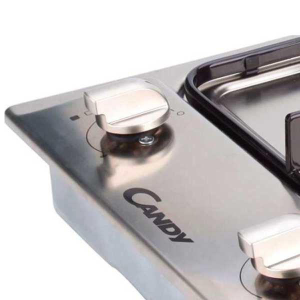 Газовая варочная панель Candy CDG32/1SPX Нержавеющая сталь Нержавеющая сталь, Решетка: Эмалированная photo 2