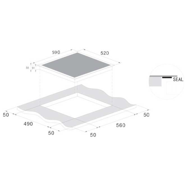 Plită încorporabilă cu inducție Candy CIS642SCTT/4U Black Vitroceramică, 7400 W photo 4