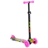 Trotinetă pentru copii cu trei roți Moni Rapture (3800146255442) Pink 3 ani, 40 kg, Din PU
