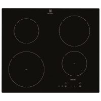 Plită încorporabilă cu inducție Electrolux EHH 6240ISK Black Vitroceramică, 6600 W
