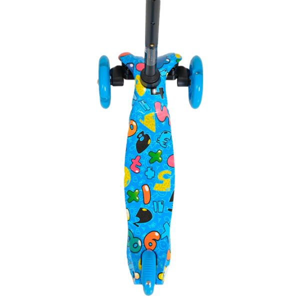 Trotinetă pentru copii cu trei roți Moni Fidget (3800146227944) Blue 3 ani, 40 kg, Din PU photo 3