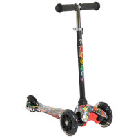 Trotinetă pentru copii cu trei roți Moni Fidget (3800146227968) Black 3 ani, 40 kg, Din PU