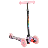 Trotinetă pentru copii cu trei roți Moni Fidget (3800146227951) Pink 3 ani, 40 kg, Din PU