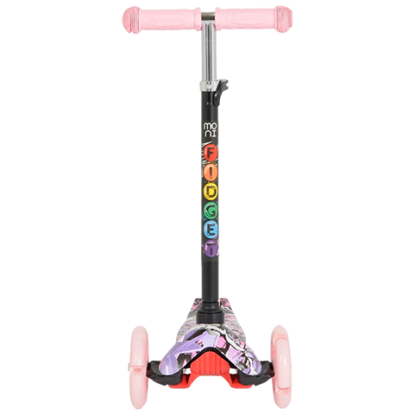 Trotinetă pentru copii cu trei roți Moni Fidget (3800146227951) Pink 3 ani, 40 kg, Din PU photo 4