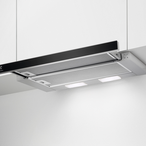 Hotă Electrolux LFP326AB Inox 60 cm, Recirculare, 410 m³/h photo 2