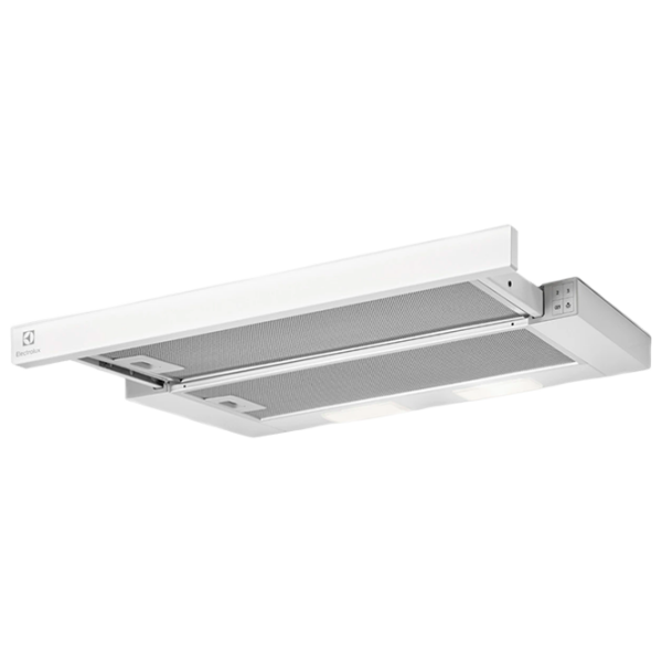 Hotă Electrolux LFP326FW White 60 cm, Recirculare, 410 m³/h photo 1