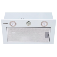 Hotă Backer XIR 850 White 52 cm, Recirculare, 850 m³/h