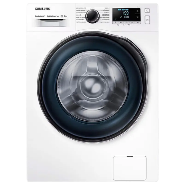 Mașină de spălat Samsung WW80J62E0DW/CE White 8 kg, 1200 rpm, A+++ photo 1